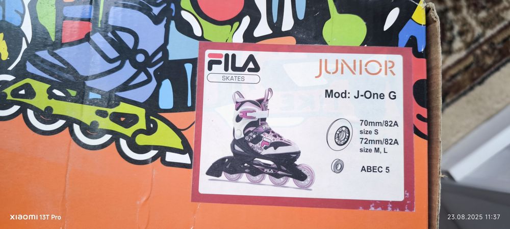 Ролики fila детские