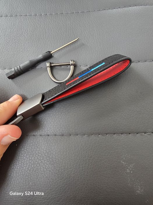 Ключодържател Бмв bmw M  с алкантара Alcantara