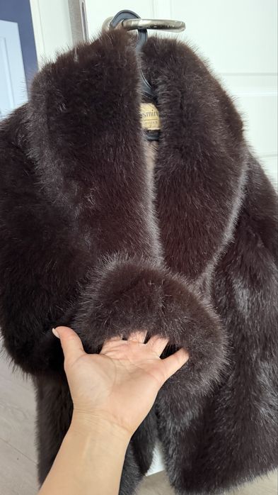 Эко шуба, зимняя, теплая