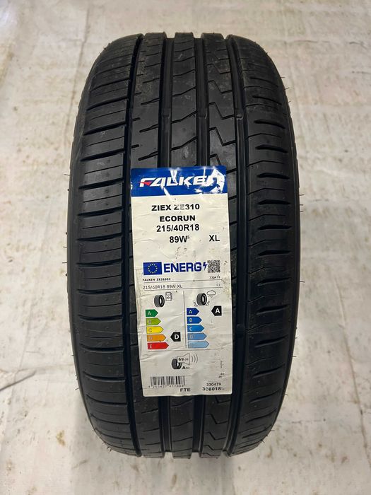 4 Нови летни гуми 215/40R18 Falken ZIEX ZE310 EcoRun 89W с борд