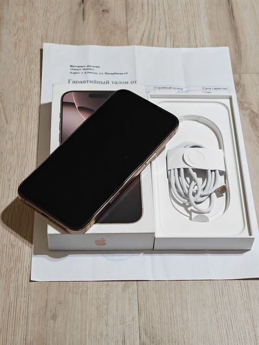 iPhone 16 Pro Max 256 gb ёмкость 100