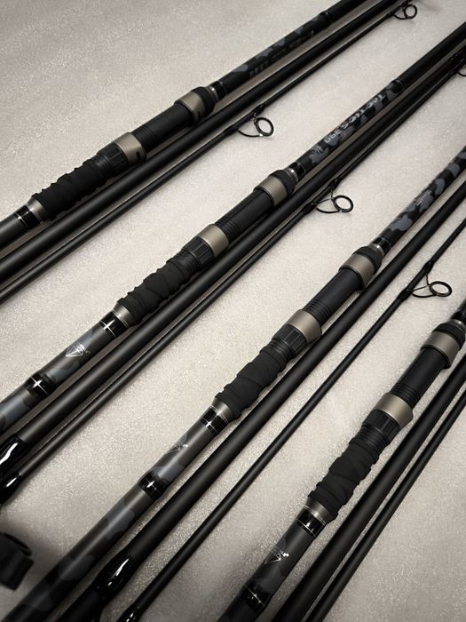 SET 4 Lansete Diamant alb Tactics 3.90m 5LBS 3 segmente