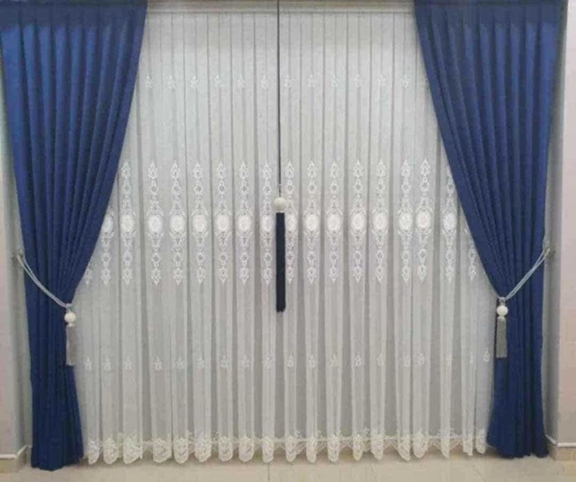 Плътни пердета БЛЕКАУТ+подарък перде към тях с кукички