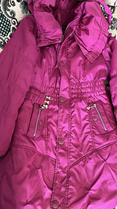 Зимний пуховик на девочку на 11-13 лет