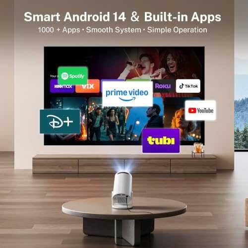 Мини проектор WEMI X1 с Wi-Fi 6 и Bluetooth 5.4