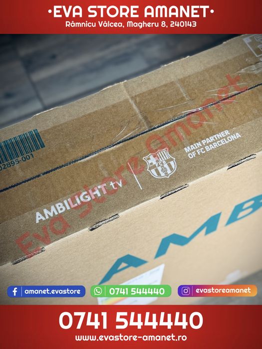 Televizor Philips AMBILIGHT tv LED 108 cm / 43” Smart TV 4K Ultra HD (Model 2025) - NOU