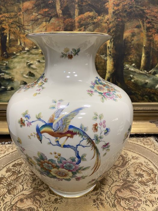 Порцеланова ваза Hutschenreuther Германия 1950 те ръчна украса