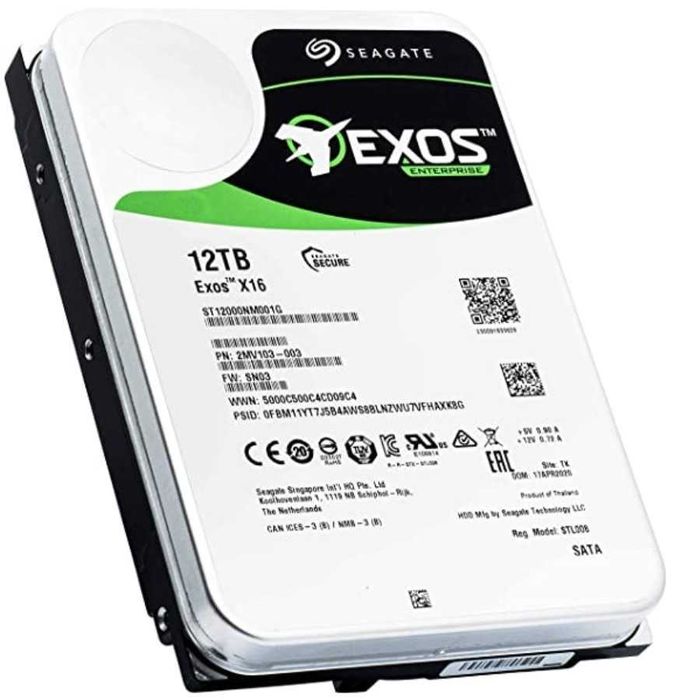 Seagate Exos X14 12 ТБ. Серверный HDD. SATA.