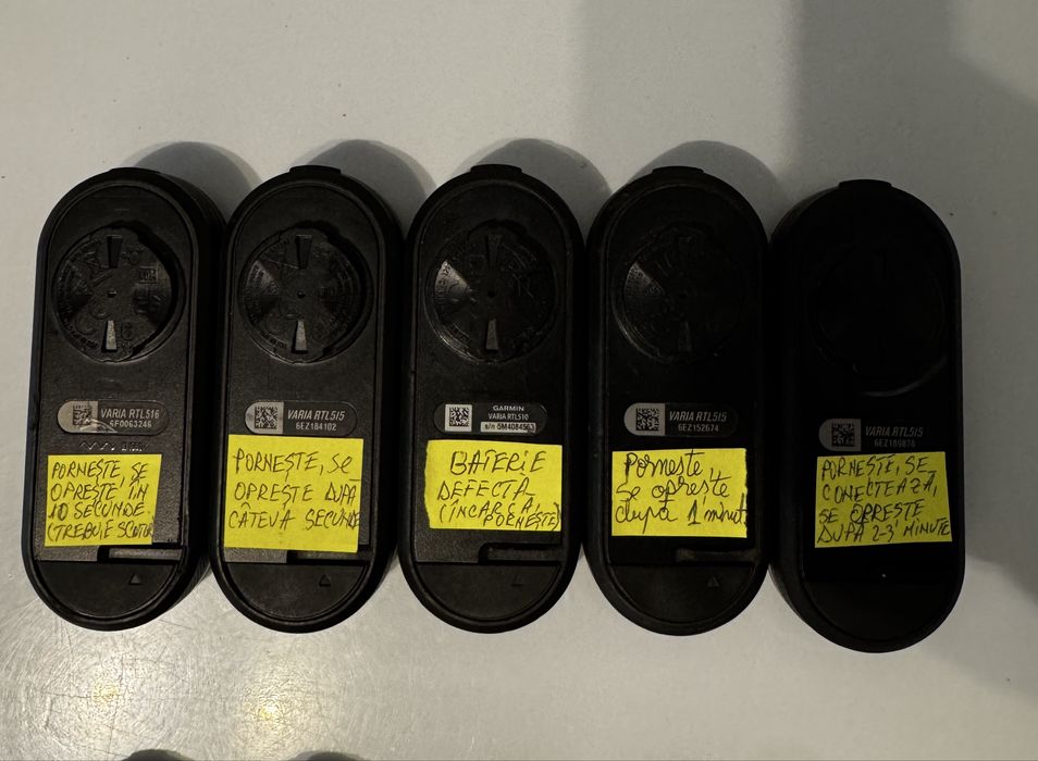 7 bucati Garmin varia RT 515 (516), cu diferite defecte