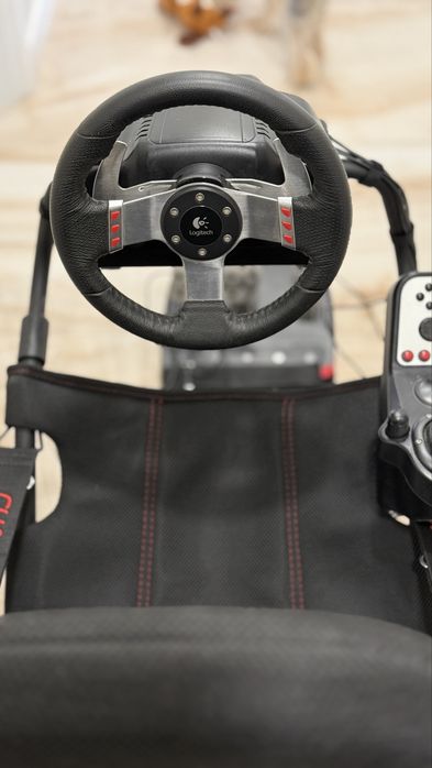 Logitec G27 и Седалка