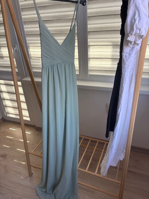 Официална рокля злена мента