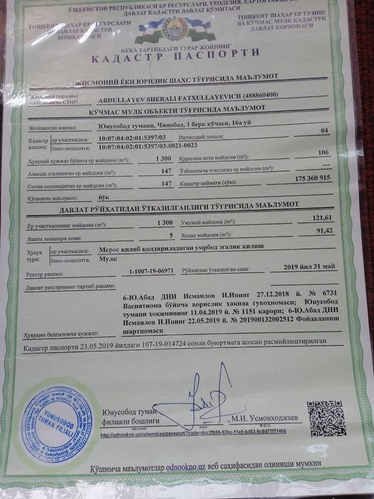 Uchastka sotiladi 90000$