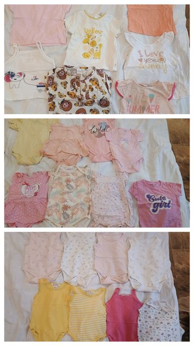 Лот летни дрешки за момиче размер 74