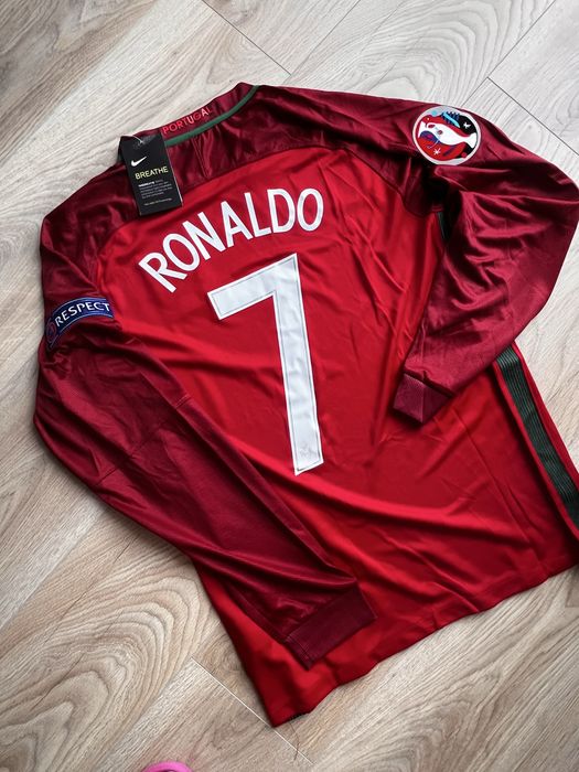 Bluza de fotbal Nike nationala Portugaliei Cristiano Ronaldo CR7 Euro 2016
