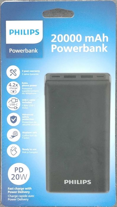 Philips - Baterie Externa 20000 mAh [#11225#]