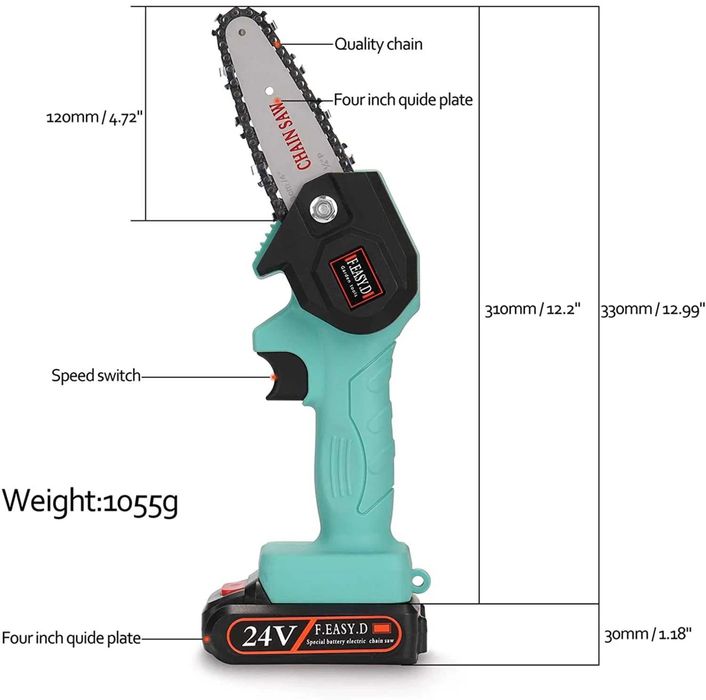 Ръчен електрически верижен трион