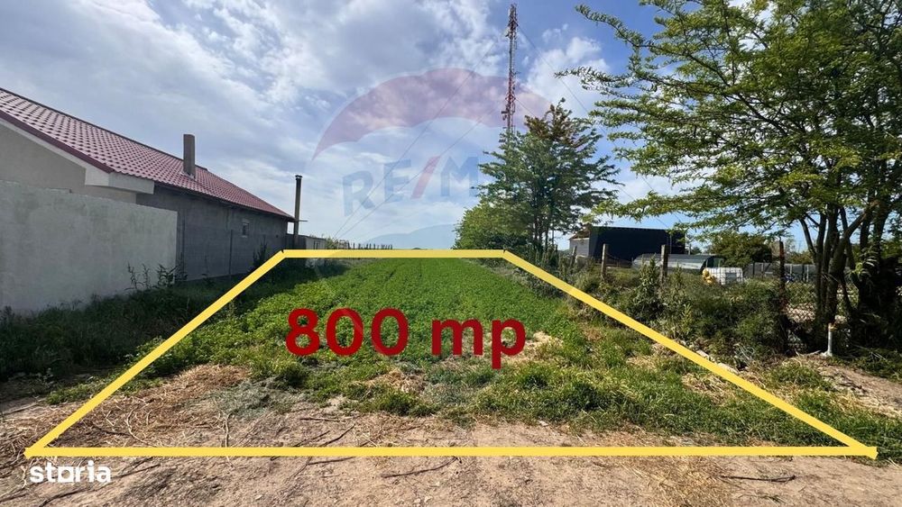 Teren Intravilan de vanzare 800 mp Valea Dacilor Medgidia