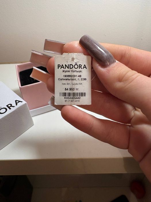 Кольцо Pandora блестящий бант