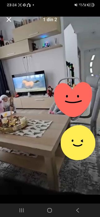 Living culoarea lemnului