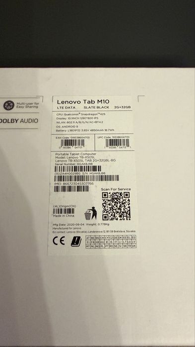 Lenovo tab m10 HD Lte/4g , ca noua!