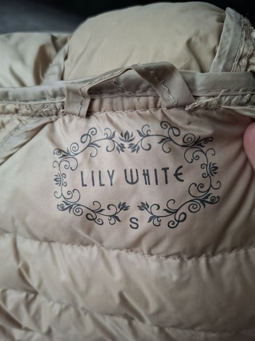 Geacă puf gâscă Lily White mărimea XS