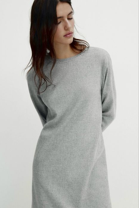 Стильное длинное макси платье Massimo Dutti. Испания