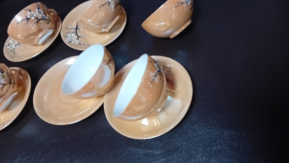 Сервиз  японски костен  порцелан