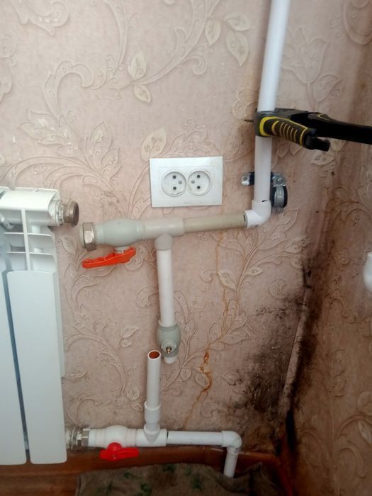 Трубы стояков монтаж