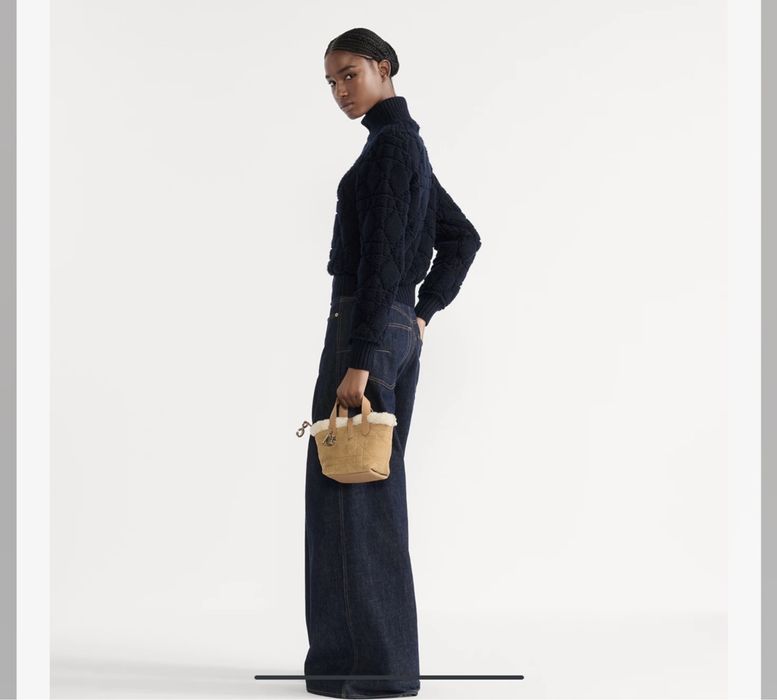 Dior чанта с пух