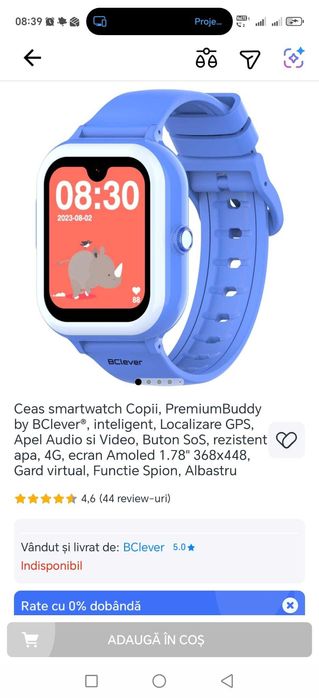 Ceas smartwatch Copii
