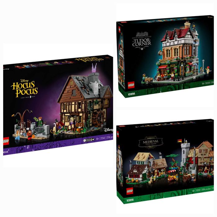 Нови Lego Ideas/Icons 21341, 10332, 10350