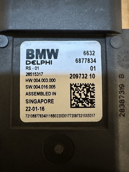 Modul blind assist BMW Seria 5 6 7, G30 G31 G32 G11 G12 : 6877834