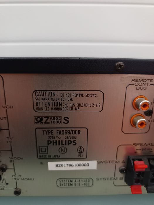 Amplificator Integrat Stereo Philips FA569 Japan