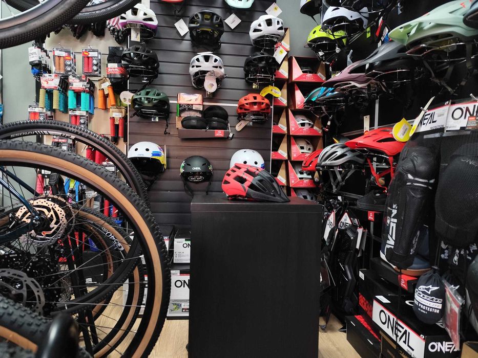 Casca Force Corella MTB NEGRU/ROSU L-XL (57-61 CM)