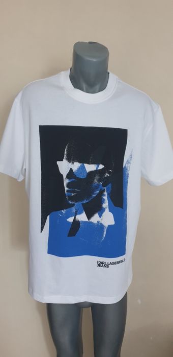 Karl Lagerfeld Cotton Mens Size XL НОВО! ОРИГИНАЛ! Мъжка Тениска!