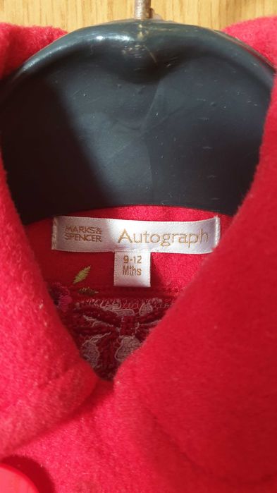 Вълнено палто за момиченце Marks & Spencer колекция Autograph