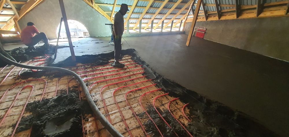 Полусухая стяжка пола. Стяжка пола