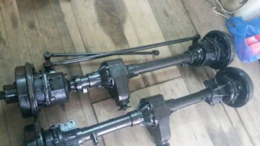 Мосты на Уаз. Пер и зад.