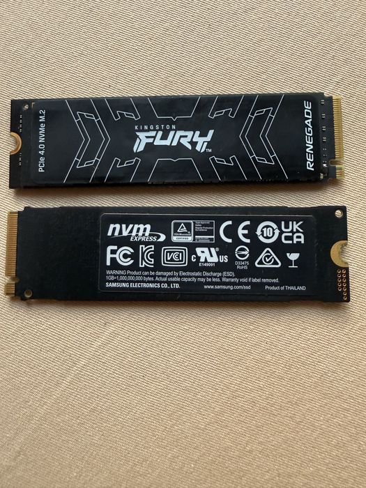 Kingston si Samsung SSD 2x2TB