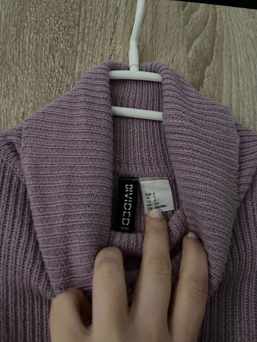 Pulover mov deschis H&M