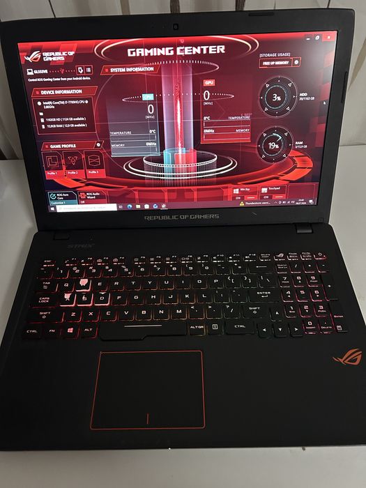 Laptop gaming| i7gen 7 | 16gb ram | GTX1050TI