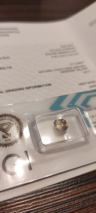 Инвестиционен натурален Диамант 1.51ct. VS2