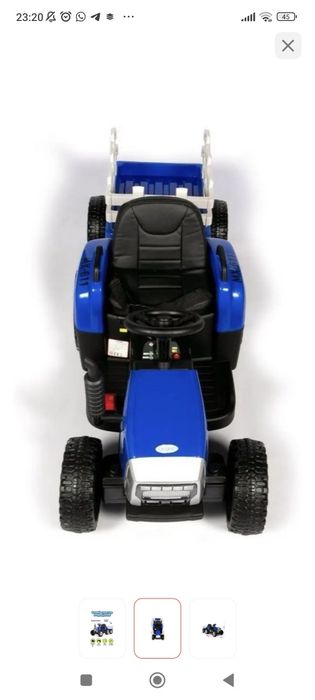 Продам синий трактор