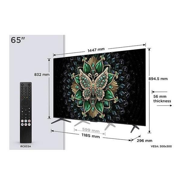 Телевизор TCL 65 C6K Premium QD-MiniLED Tv 144Hz Доставка бонус