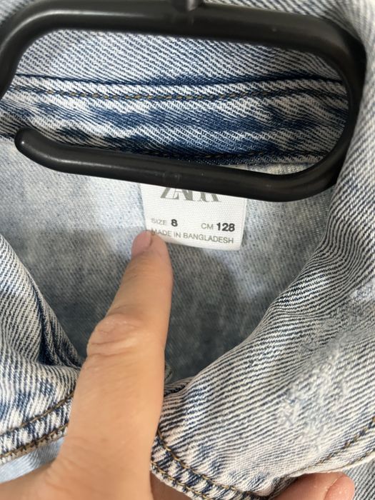 Jacheta denim Zara 8 ani