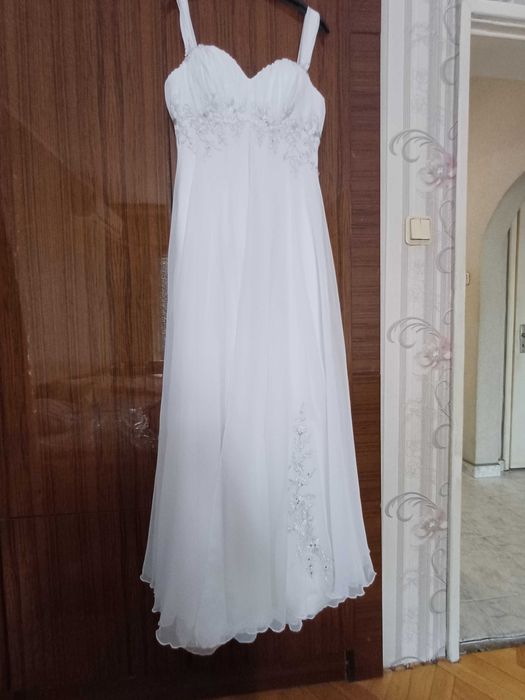 Намалена цена - Булчинска рокля, размер 48