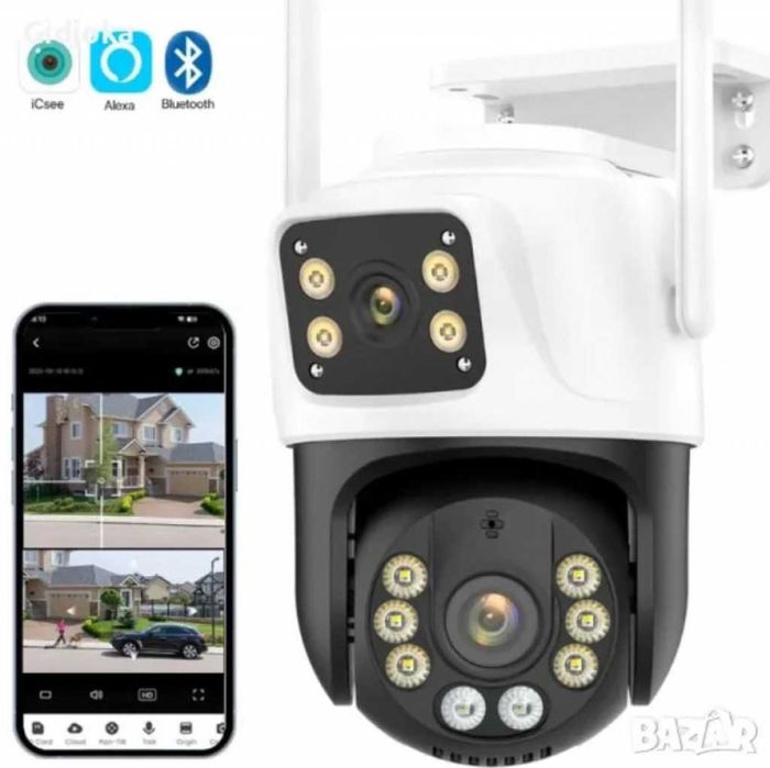Двойна камера с AI WiFi 6 Mpx iCSee
