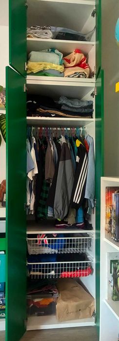 Dulap alb/verde Ikea Stuva