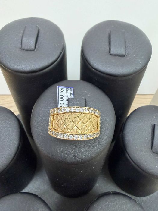 Inel aur 14k 4.30g (Ag39 / b18115.5) - Garantie 2 ani!