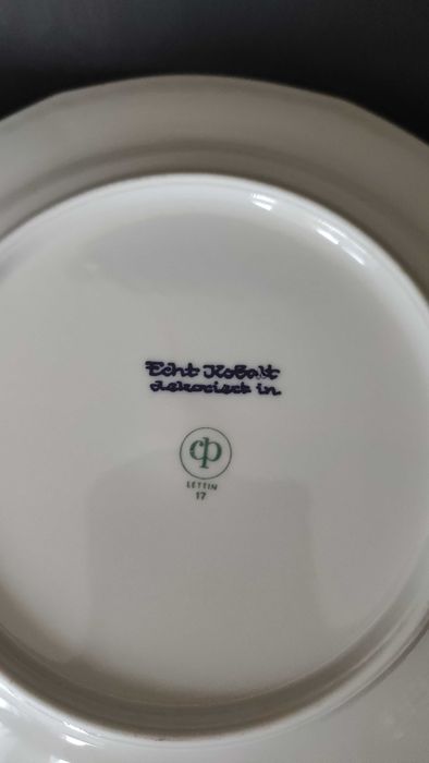 Colditz ГДР един много фин и крехък троен сет за чай/дълго кафе